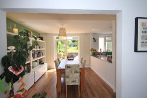 View down garden from dining area - click for photo gallery